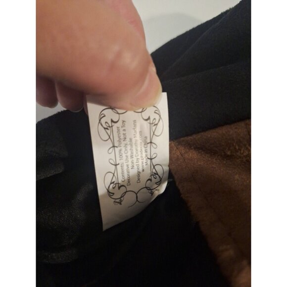 18" Cowboy Boot Christmas Stocking Dorothy Madans 08 Faux Leather Embellishments - Picture 2 of 10